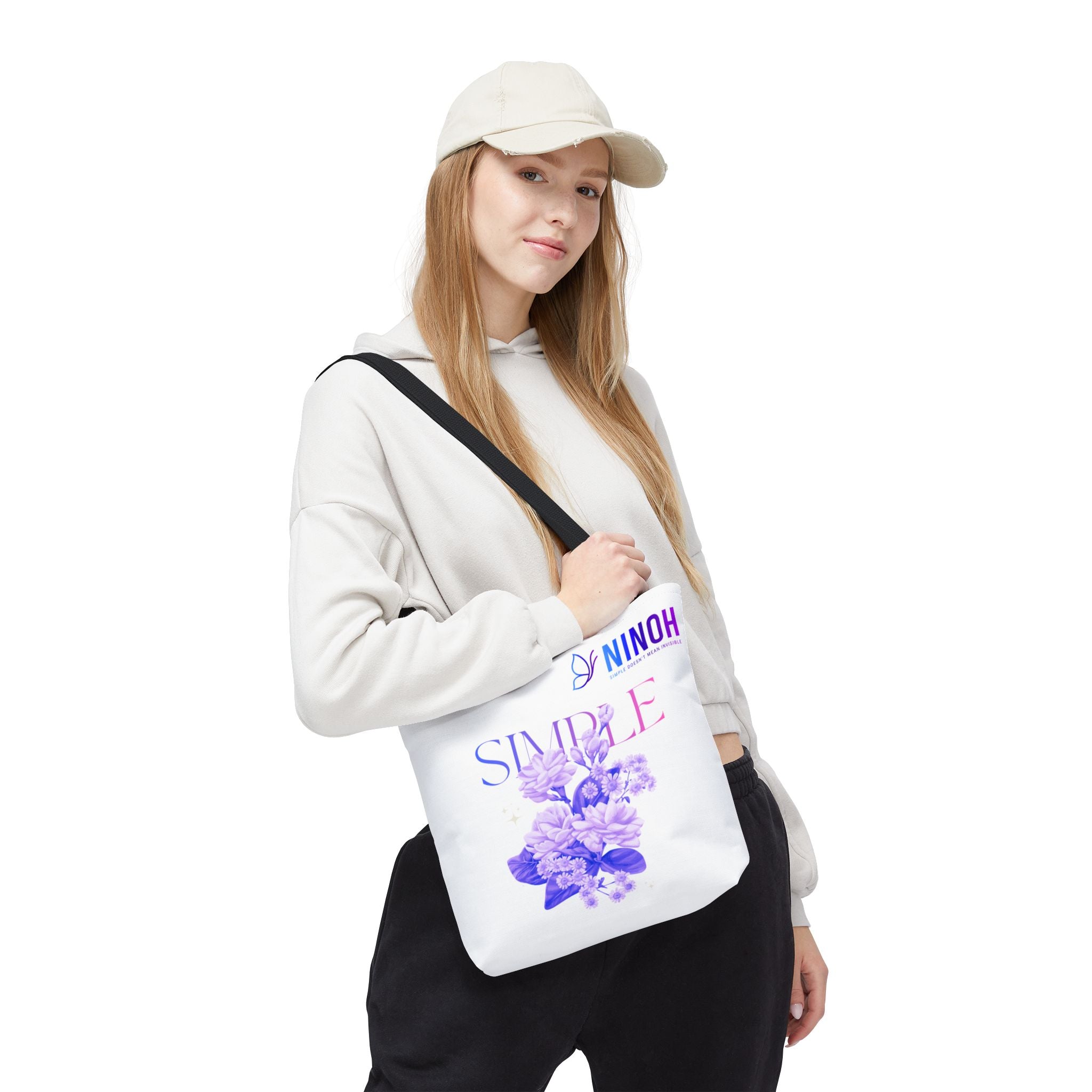 Simple Floral Tote Bag — Your Everyday Collection