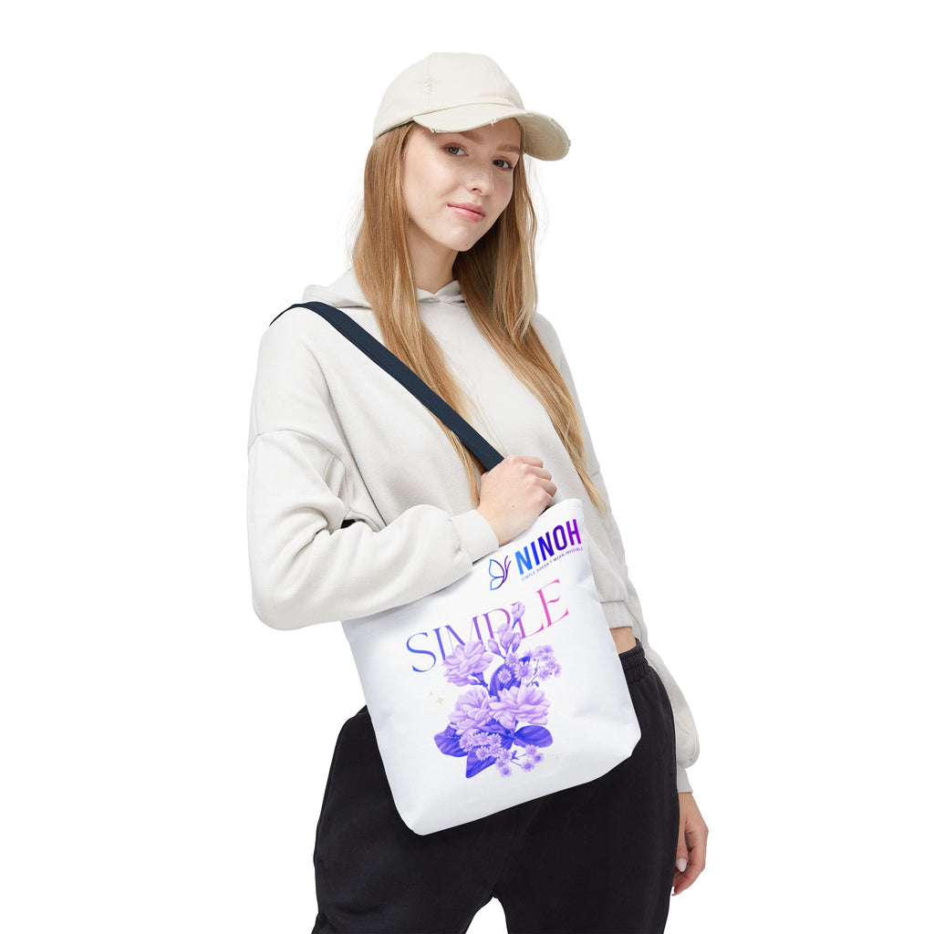 Simple Floral Tote Bag — Your Everyday Collection