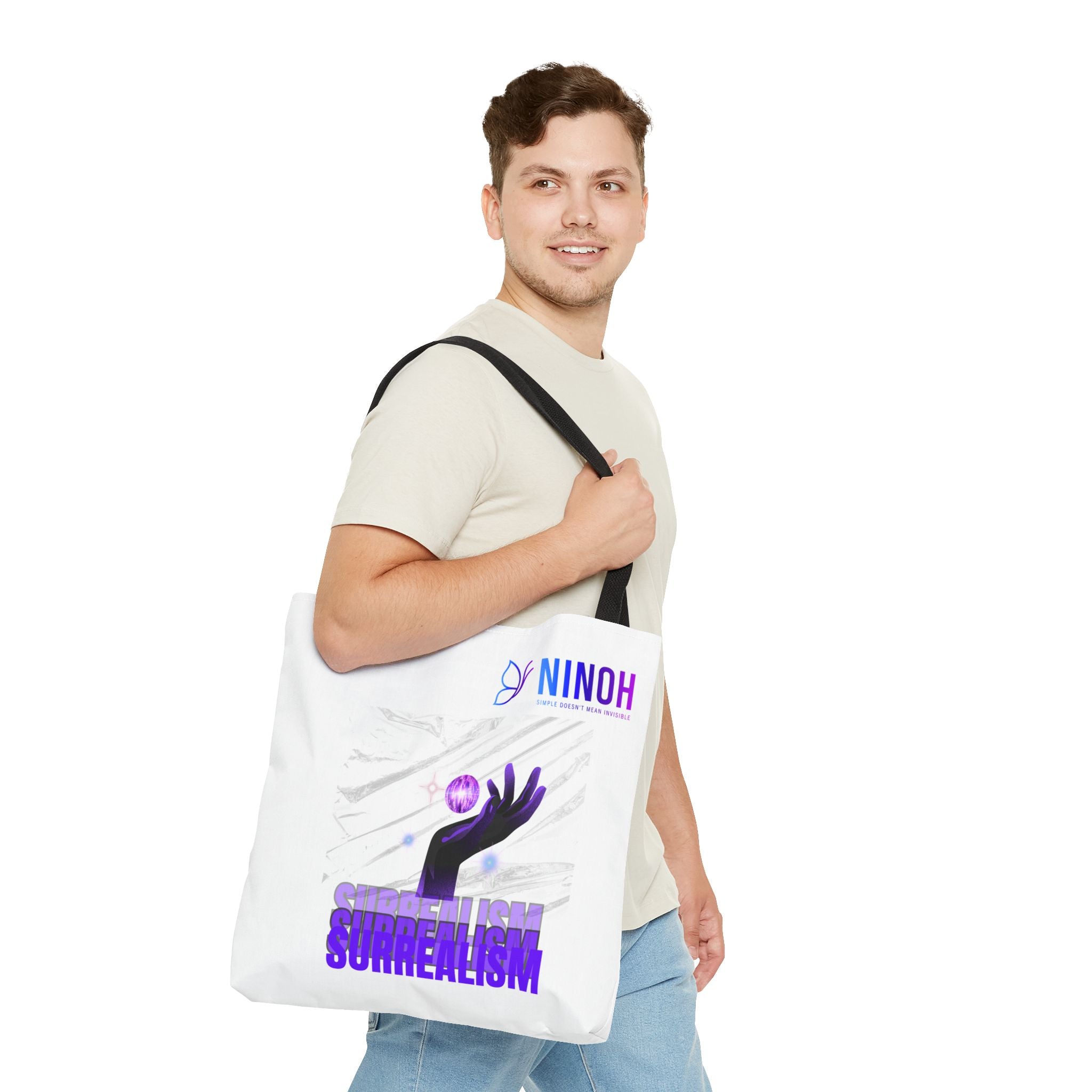 Surrealism Art Tote Bag — Simple Doesn't Mean Invisible