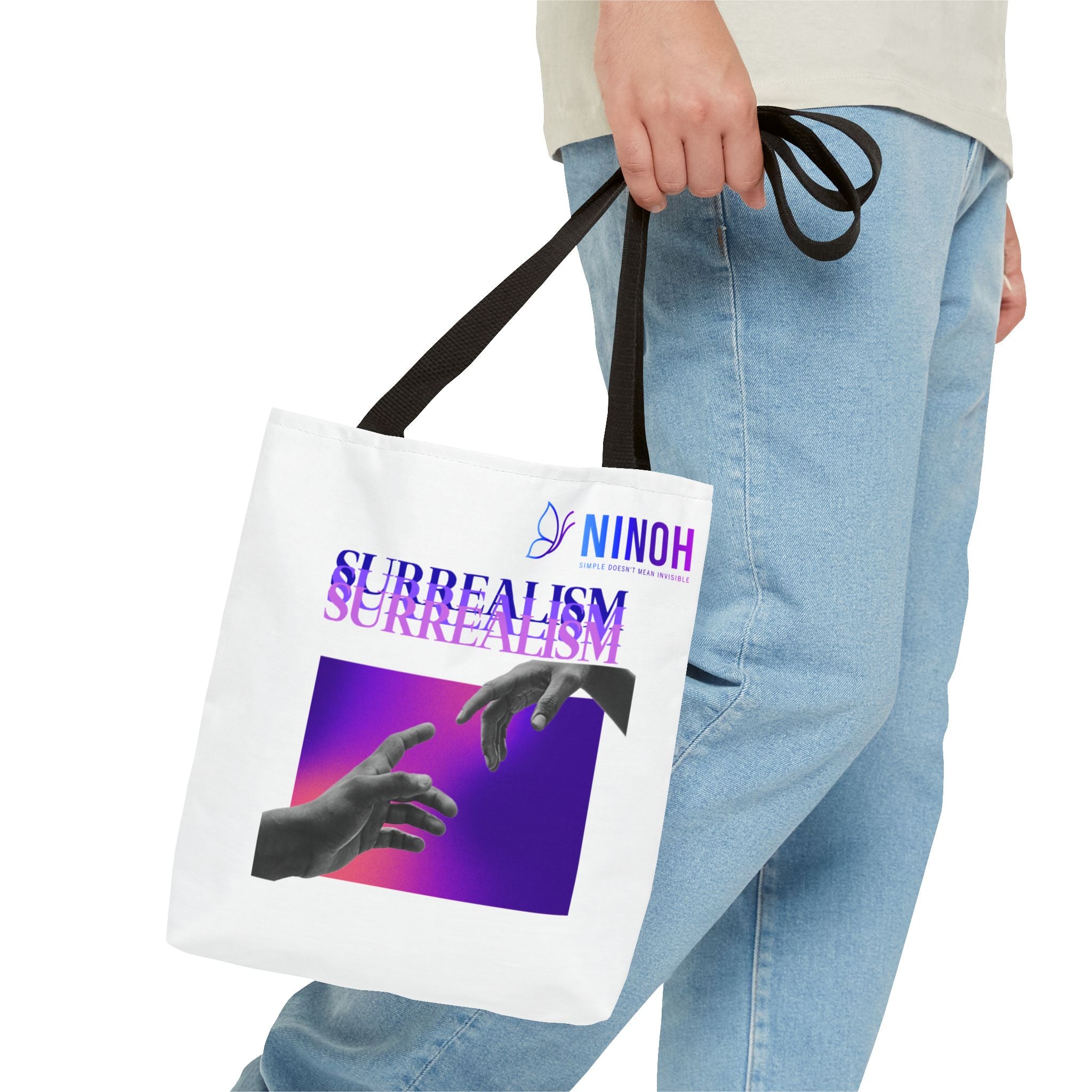 Surrealism Art Tote Bag — Simple Doesn't Mean Invisible