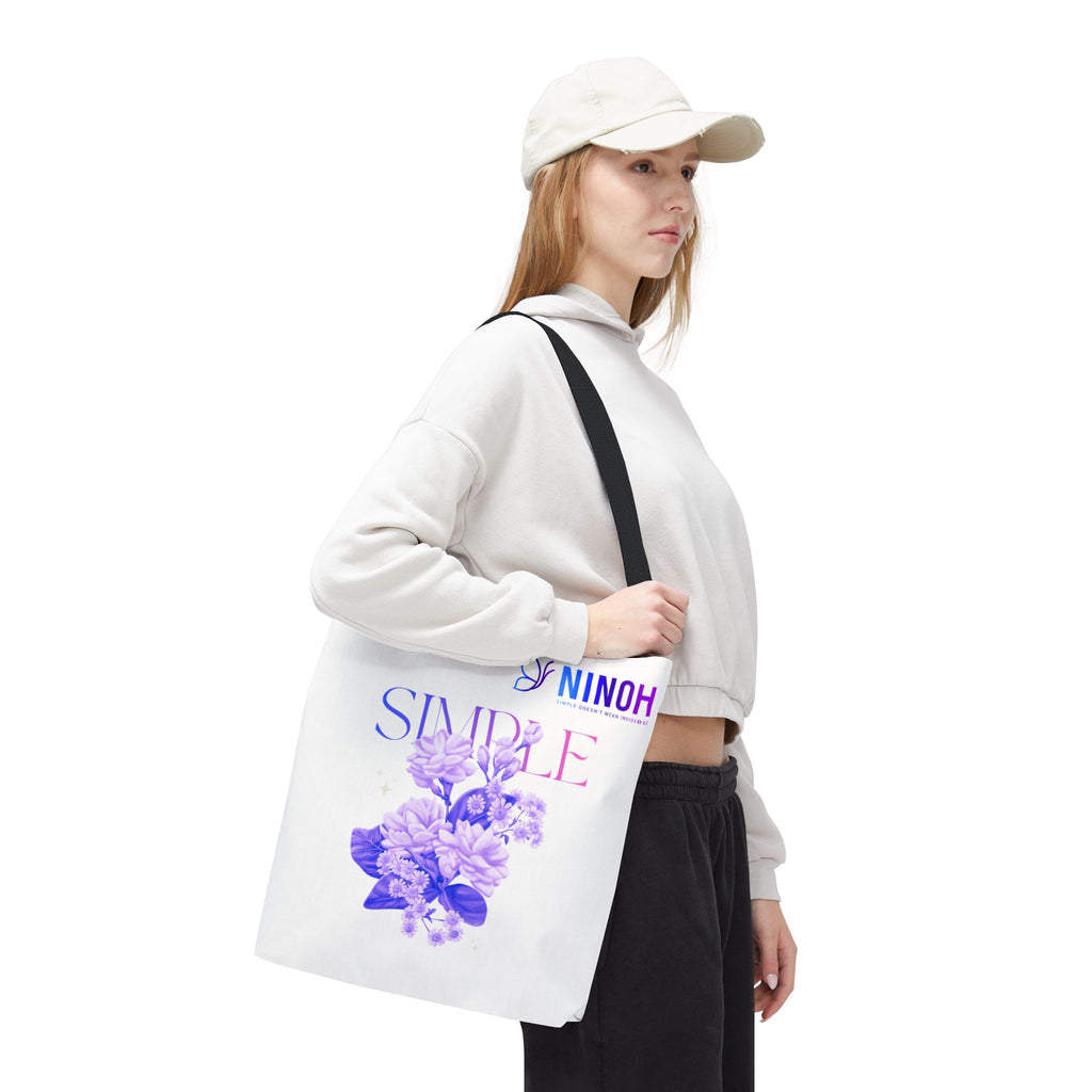 Simple Floral Tote Bag — Your Everyday Collection