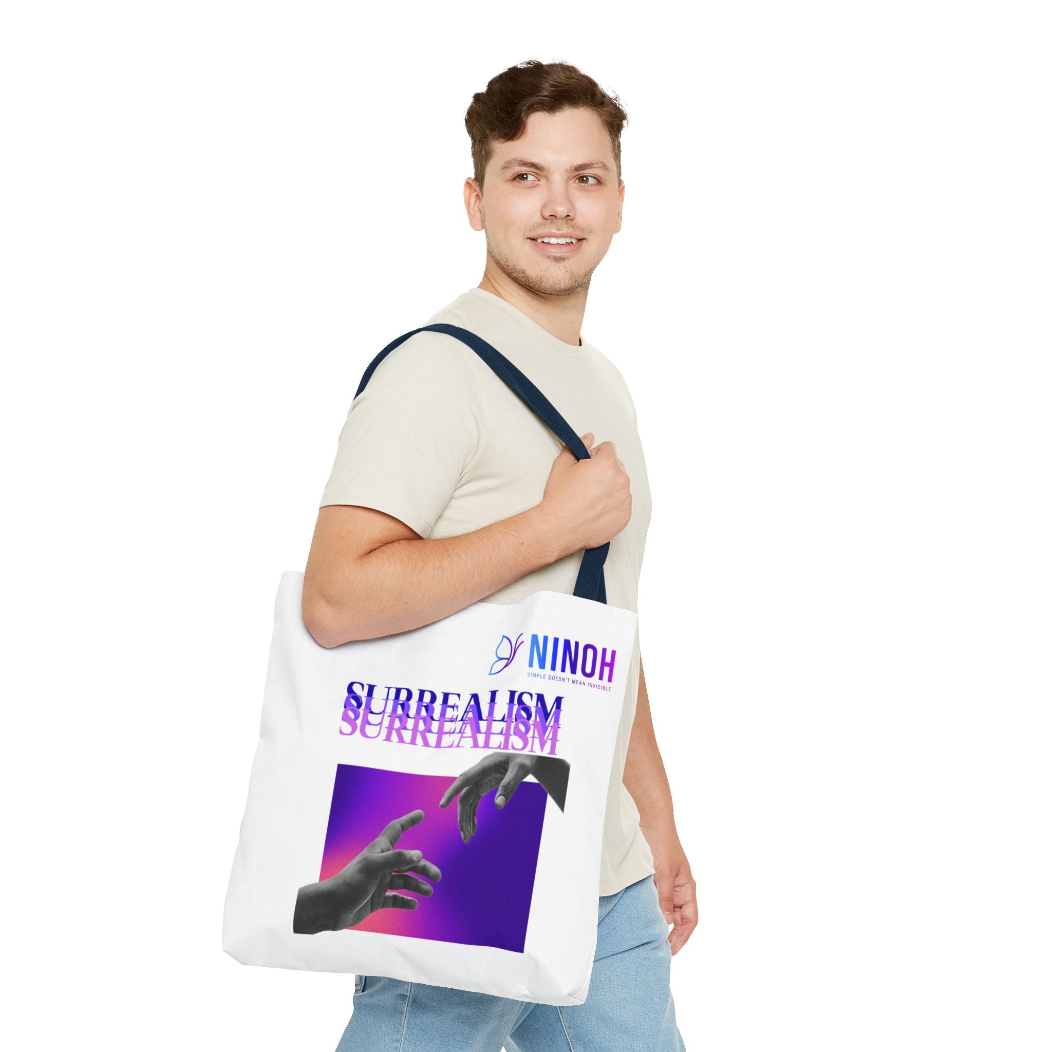 Surrealism Art Tote Bag — Simple Doesn't Mean Invisible