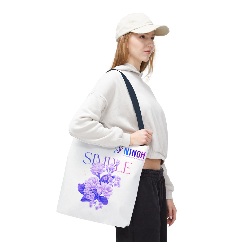 Simple Floral Tote Bag — Your Everyday Collection