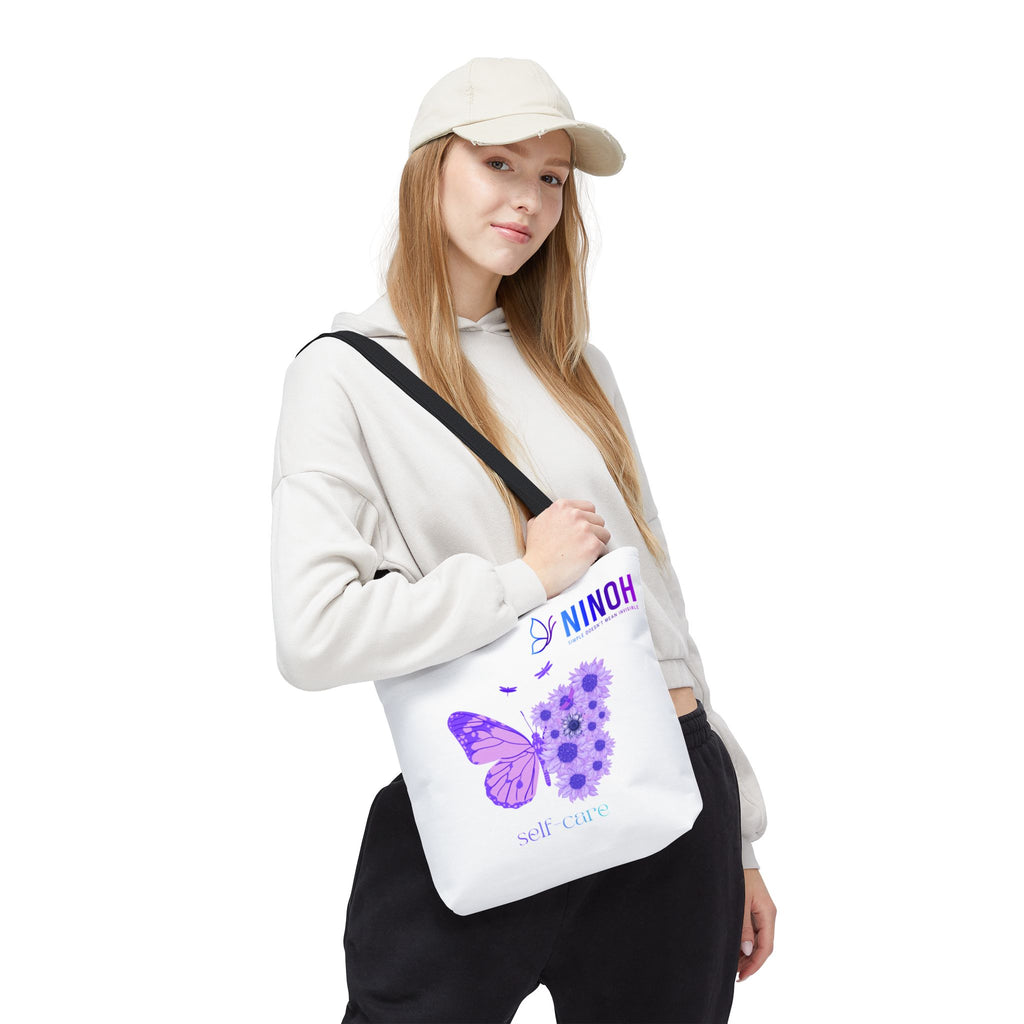 Self Care Butterfly Tote Bag — Simple Doesn't Mean Invisible