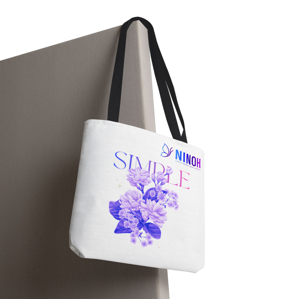 Simple Floral Tote Bag — Your Everyday Collection