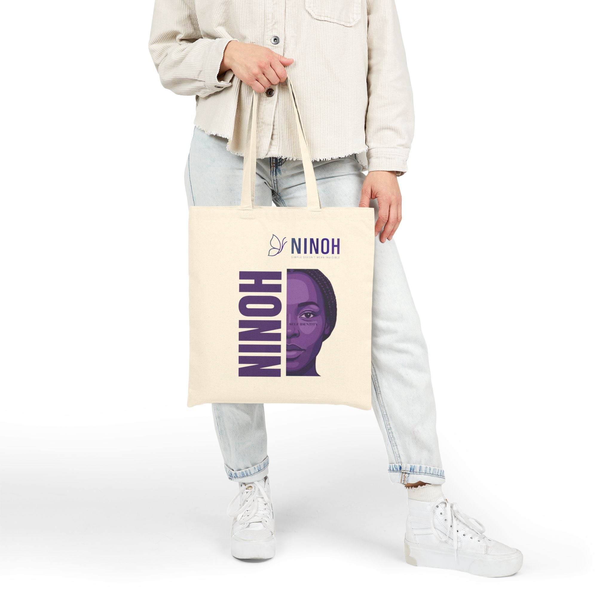 Self Identity Tote- Simple Doesn't Mean Invisible