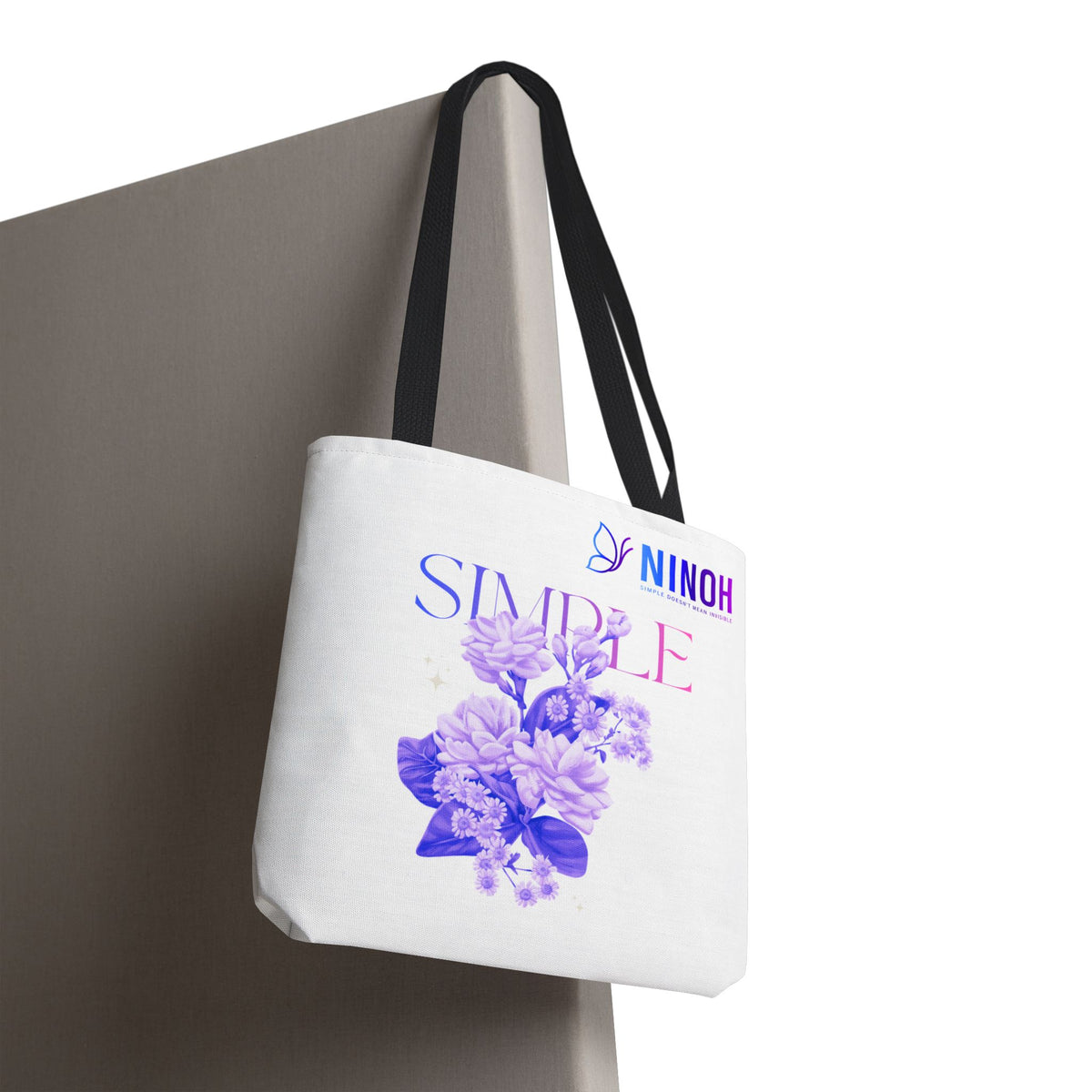 Simple Floral Tote Bag — Your Everyday Collection