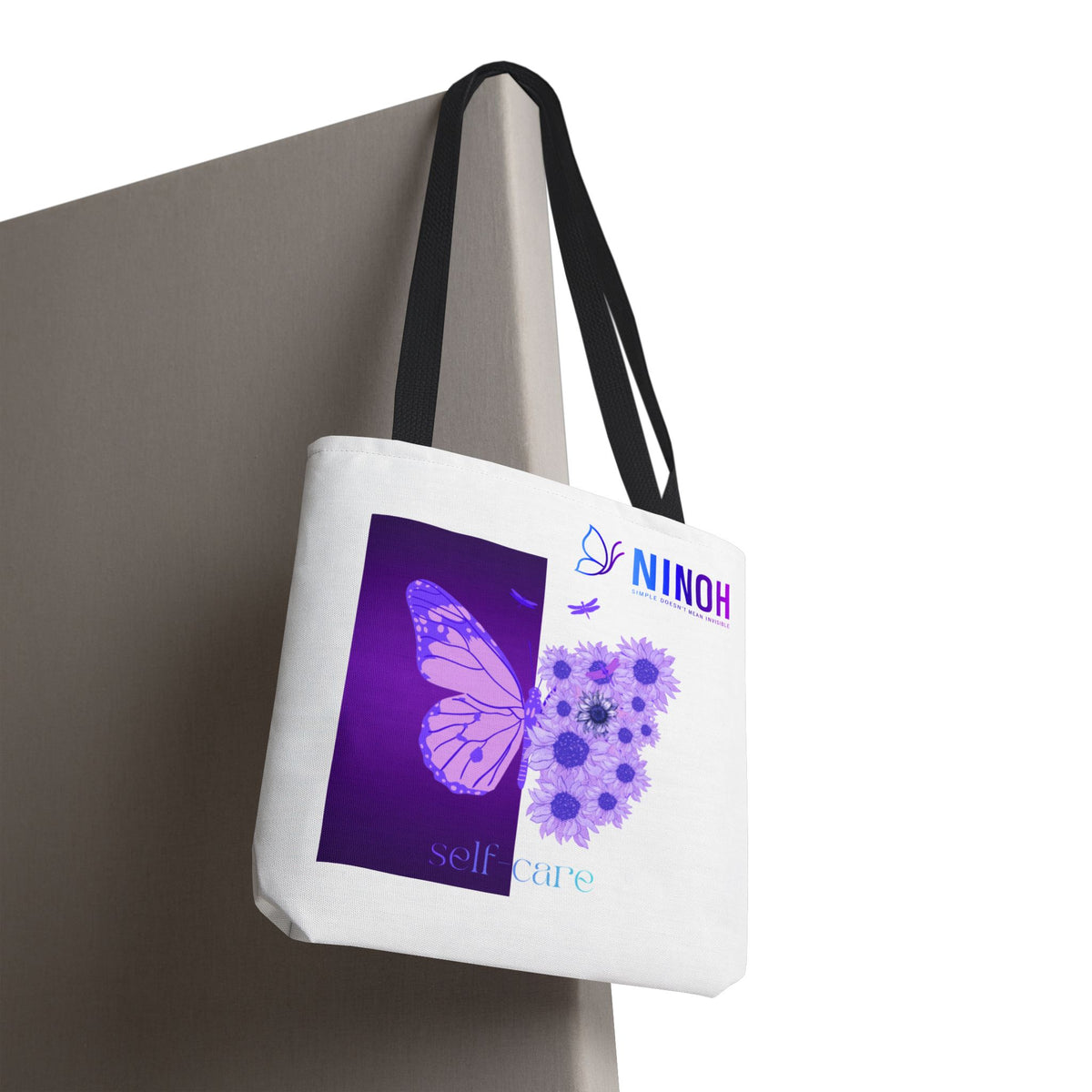 Self Care Butterfly Tote Bag — Simple Doesn't Mean Invisible