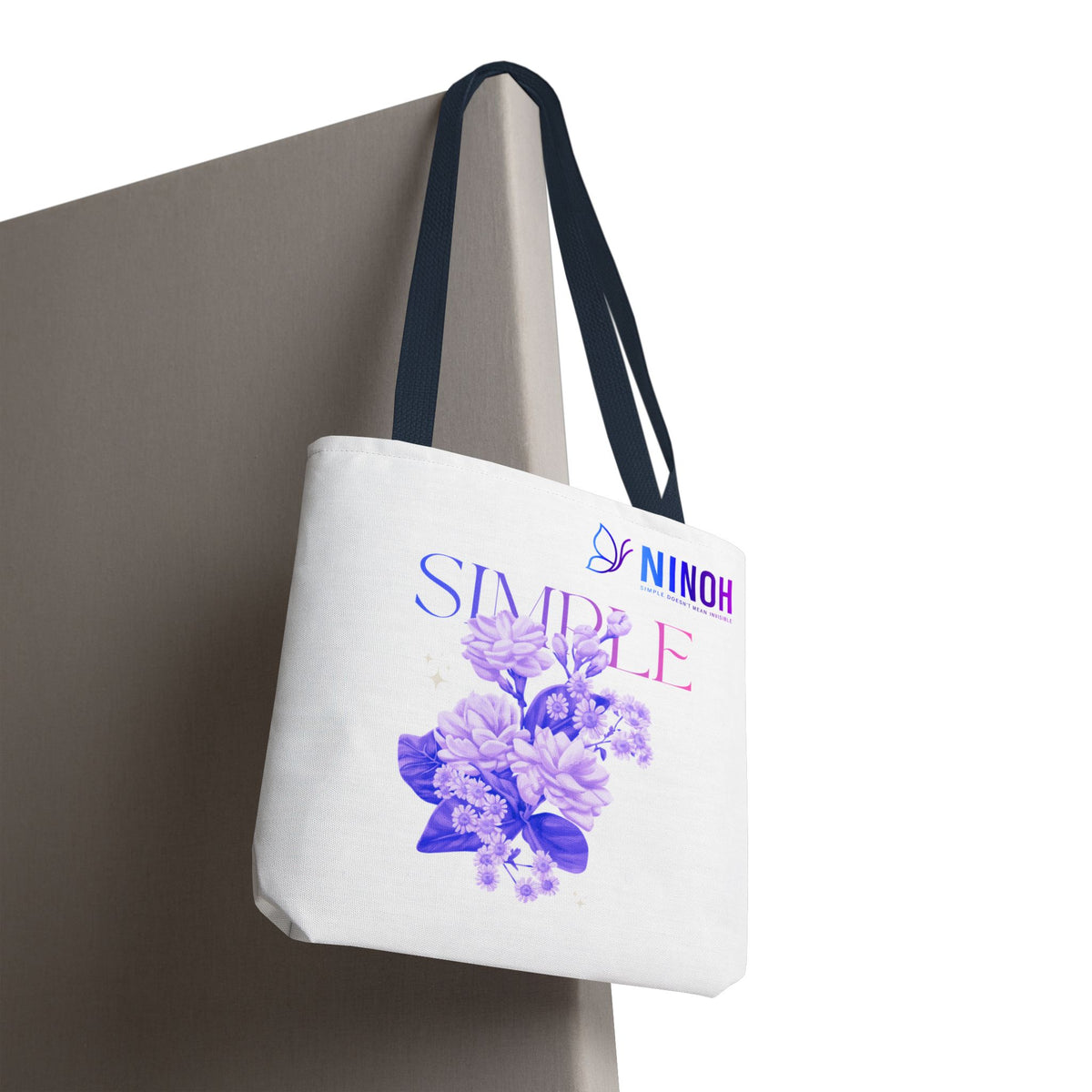 Simple Floral Tote Bag — Your Everyday Collection