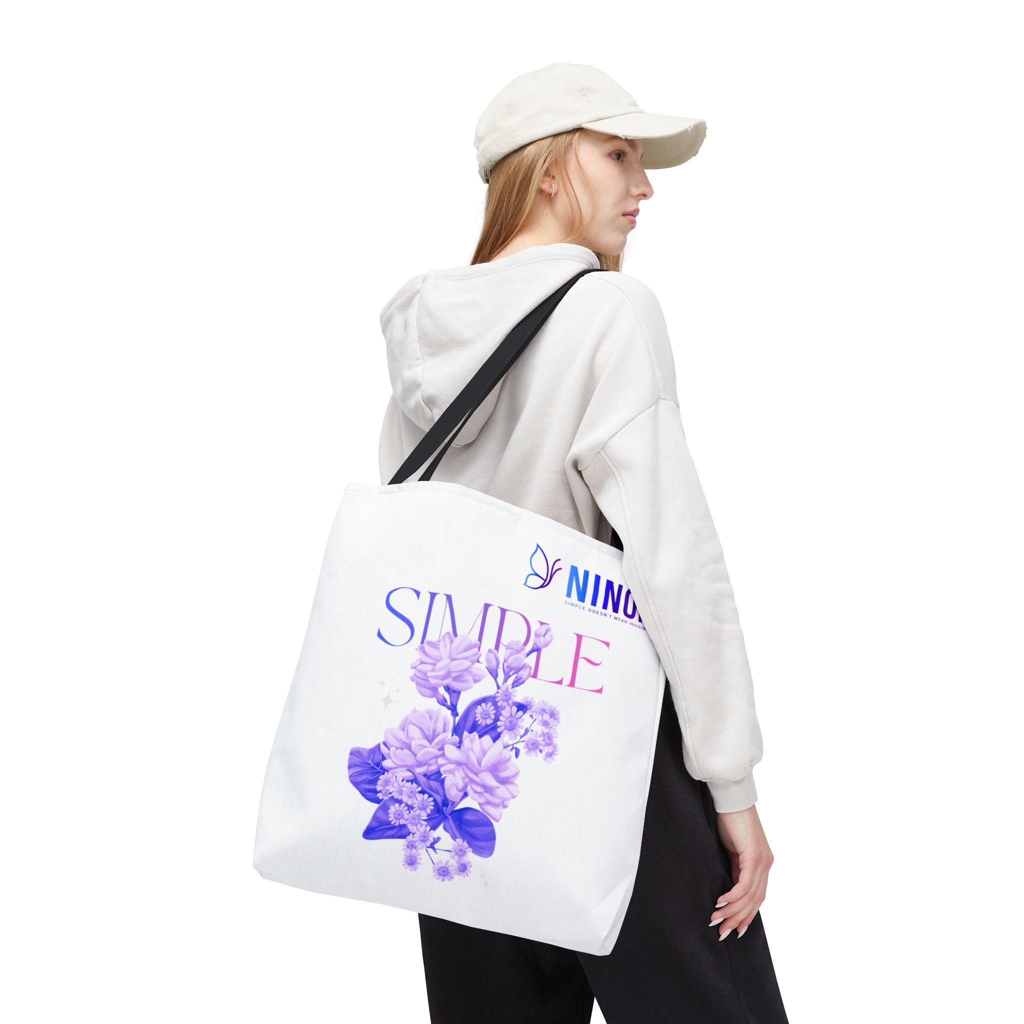 Simple Floral Tote Bag — Your Everyday Collection