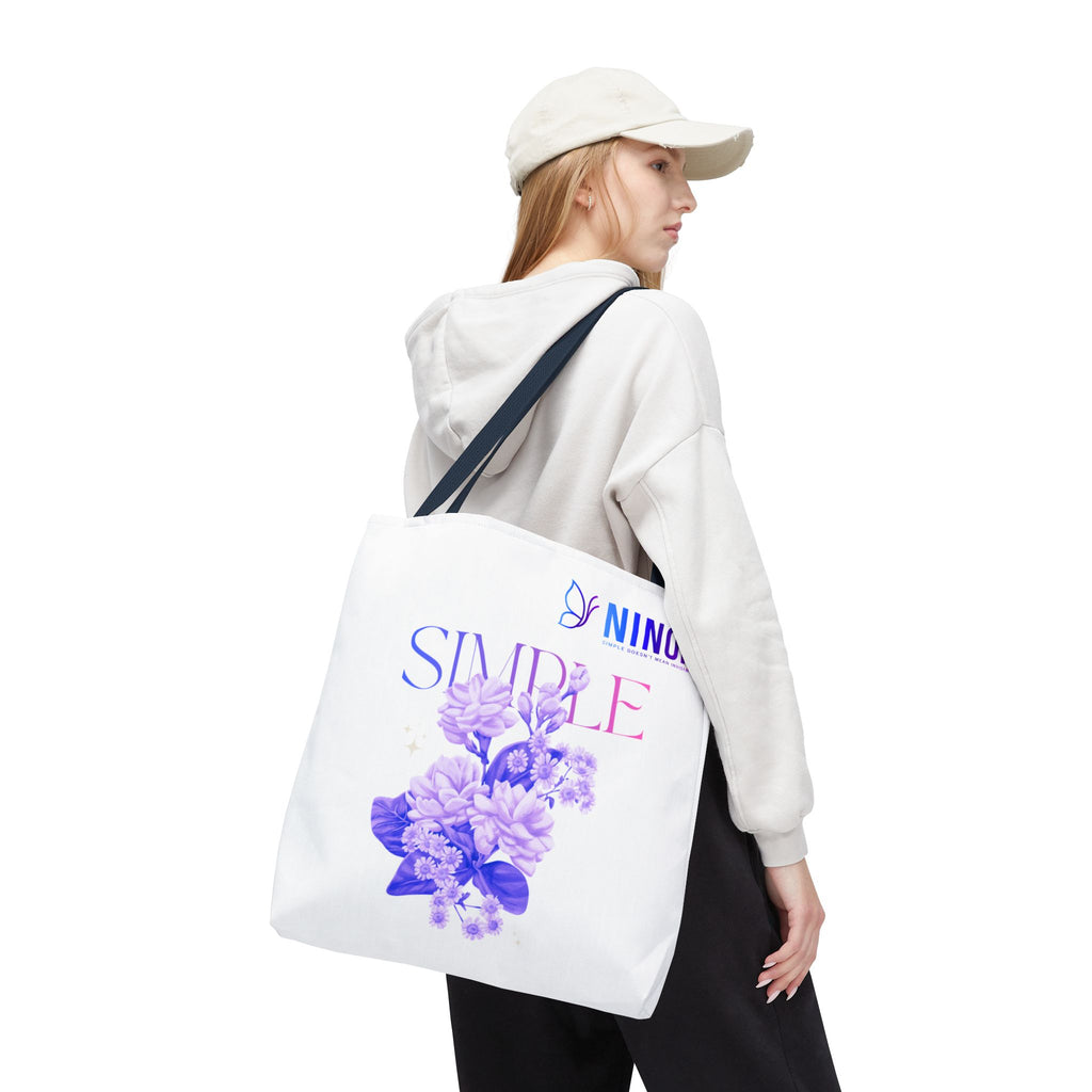 Simple Floral Tote Bag — Your Everyday Collection