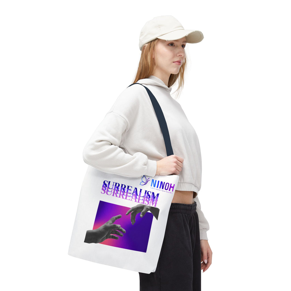 Surrealism Art Tote Bag — Simple Doesn't Mean Invisible