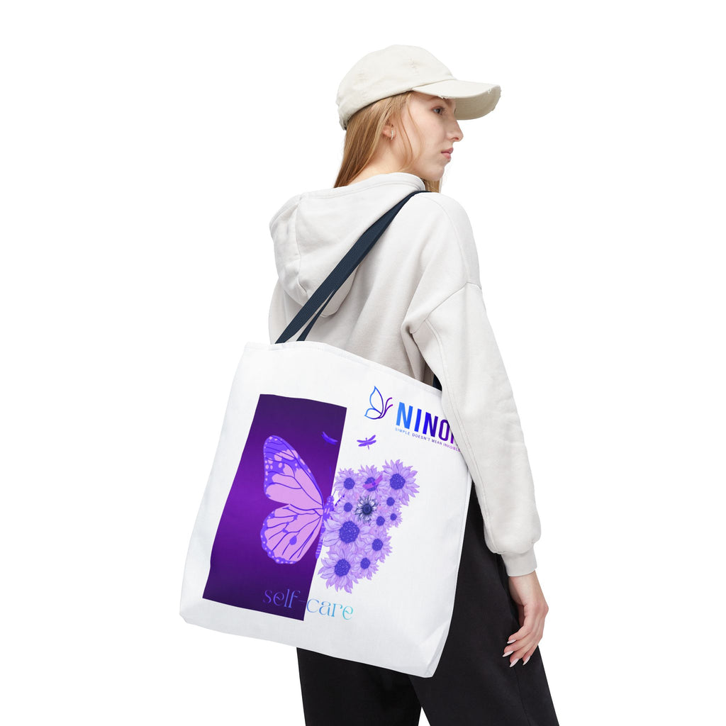 Self Care Butterfly Tote Bag — Simple Doesn't Mean Invisible