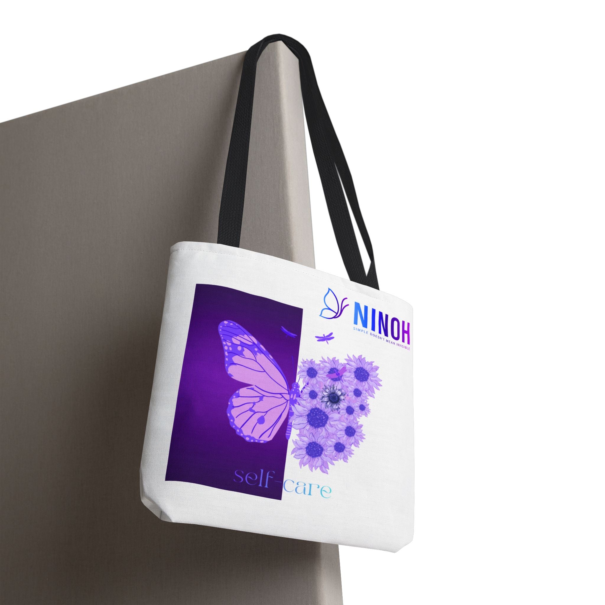 Self Care Butterfly Tote Bag — Simple Doesn't Mean Invisible