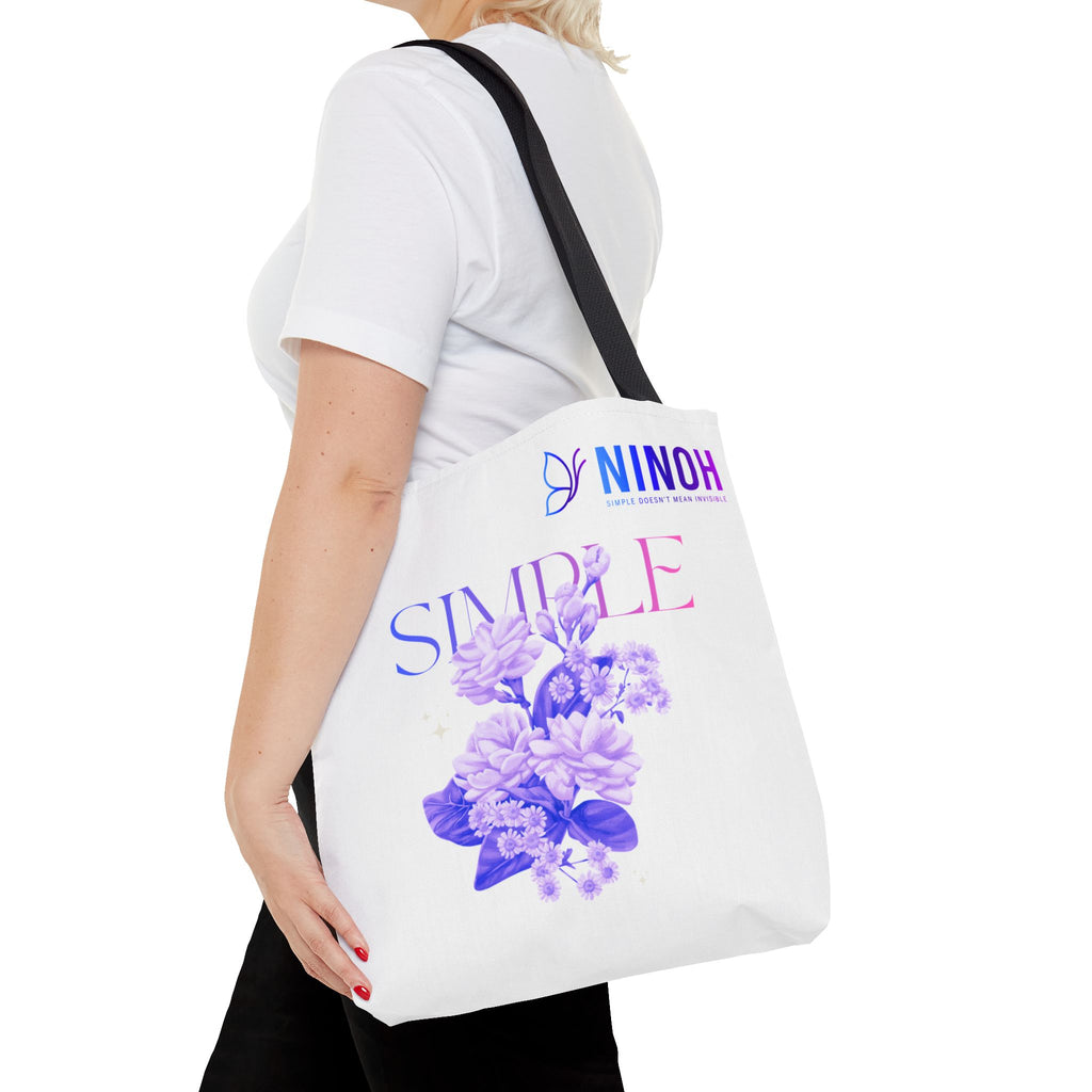 Simple Floral Tote Bag — Your Everyday Collection
