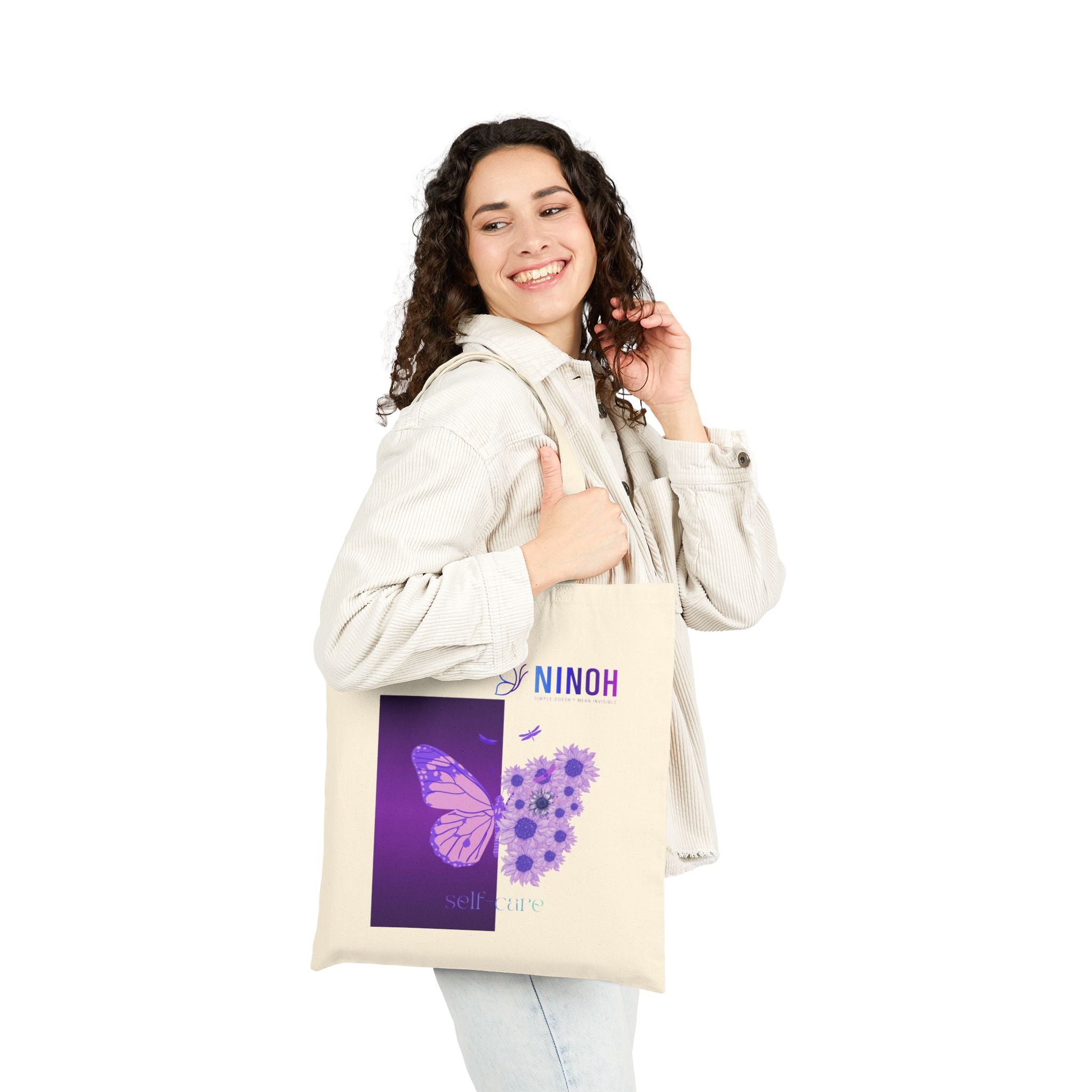 Butterfly Floral Tote - Simple Doesn't Mean Invisible