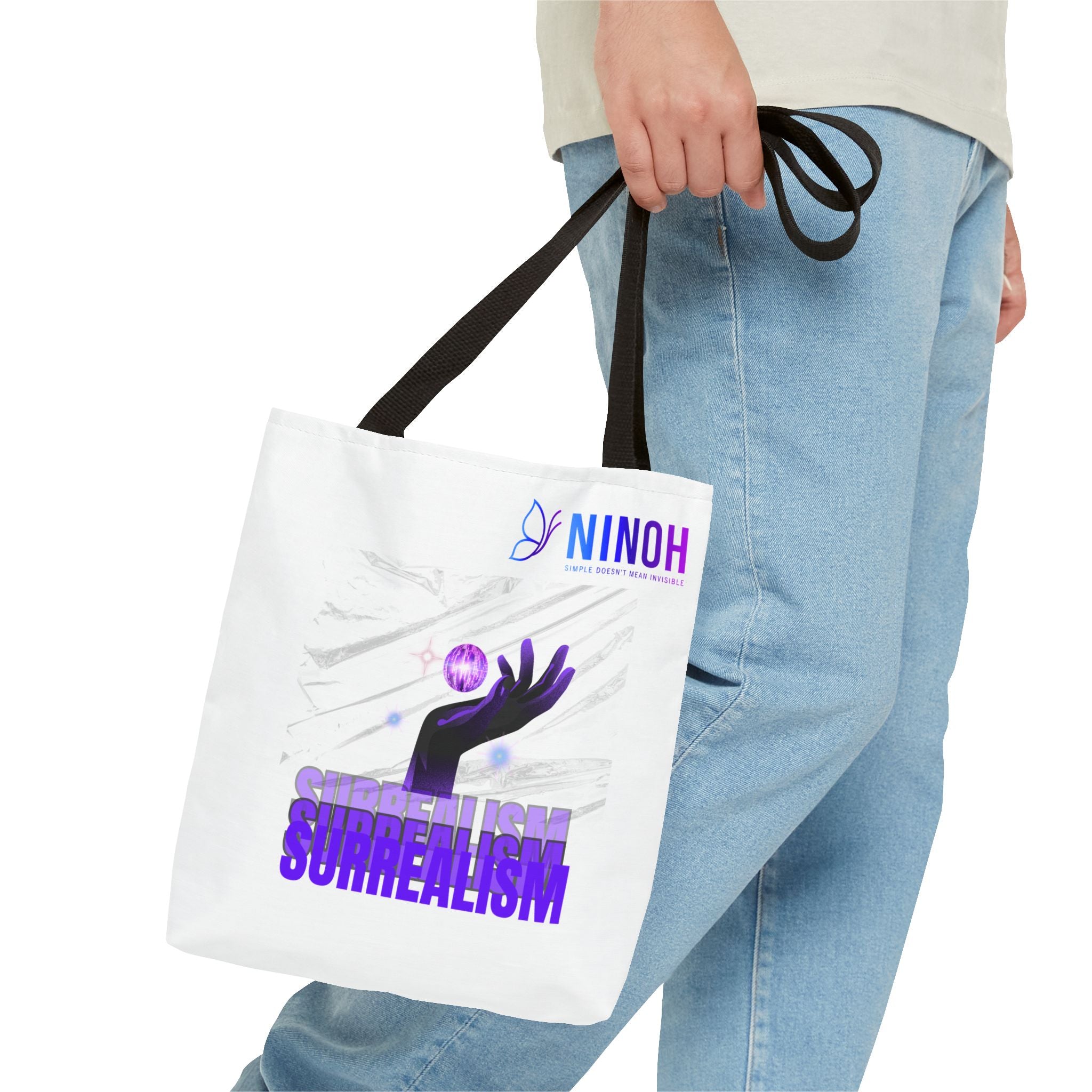 Surrealism Art Tote Bag — Simple Doesn't Mean Invisible